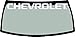 Decals Express Chevrolet Windshield Banner Decal 40" x 4.5" (White)