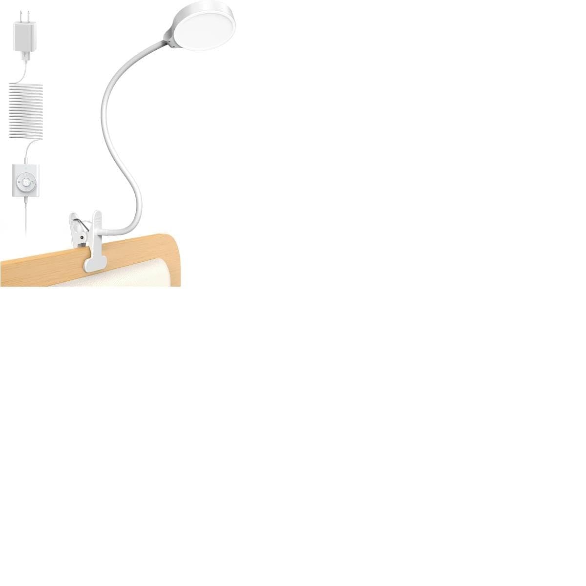Glocusent Clip on Light Bundle Extendable Book Light