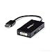 StarTech.com 3 in 1 DisplayPort Multi Video Adapter Converter - 1080p DP Laptop to HDMI VGA or DVI Monitor or Projector Display (DP2VGDVHD)