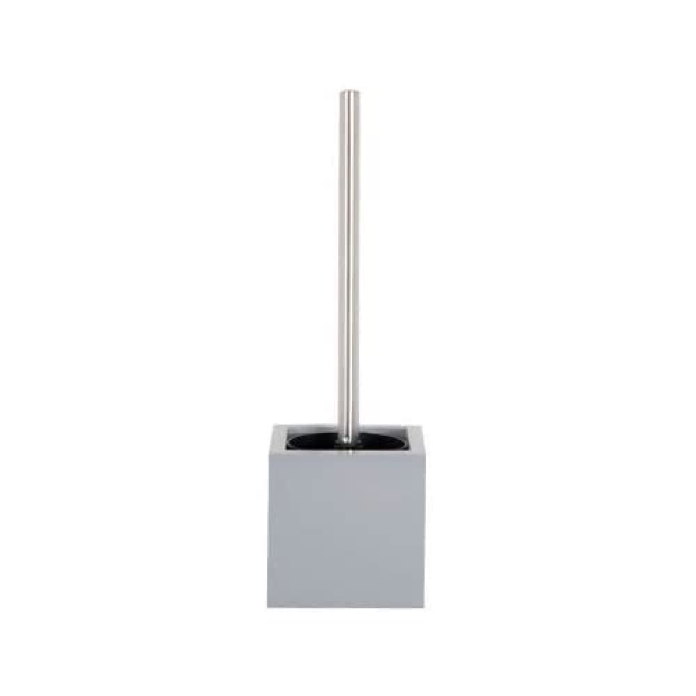 MSV Toilet Brush And Holder, Grey
