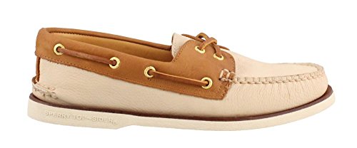 Sperry Top-Sider Men's Gold A/O 2-Eye Ivory/Tan Loafer