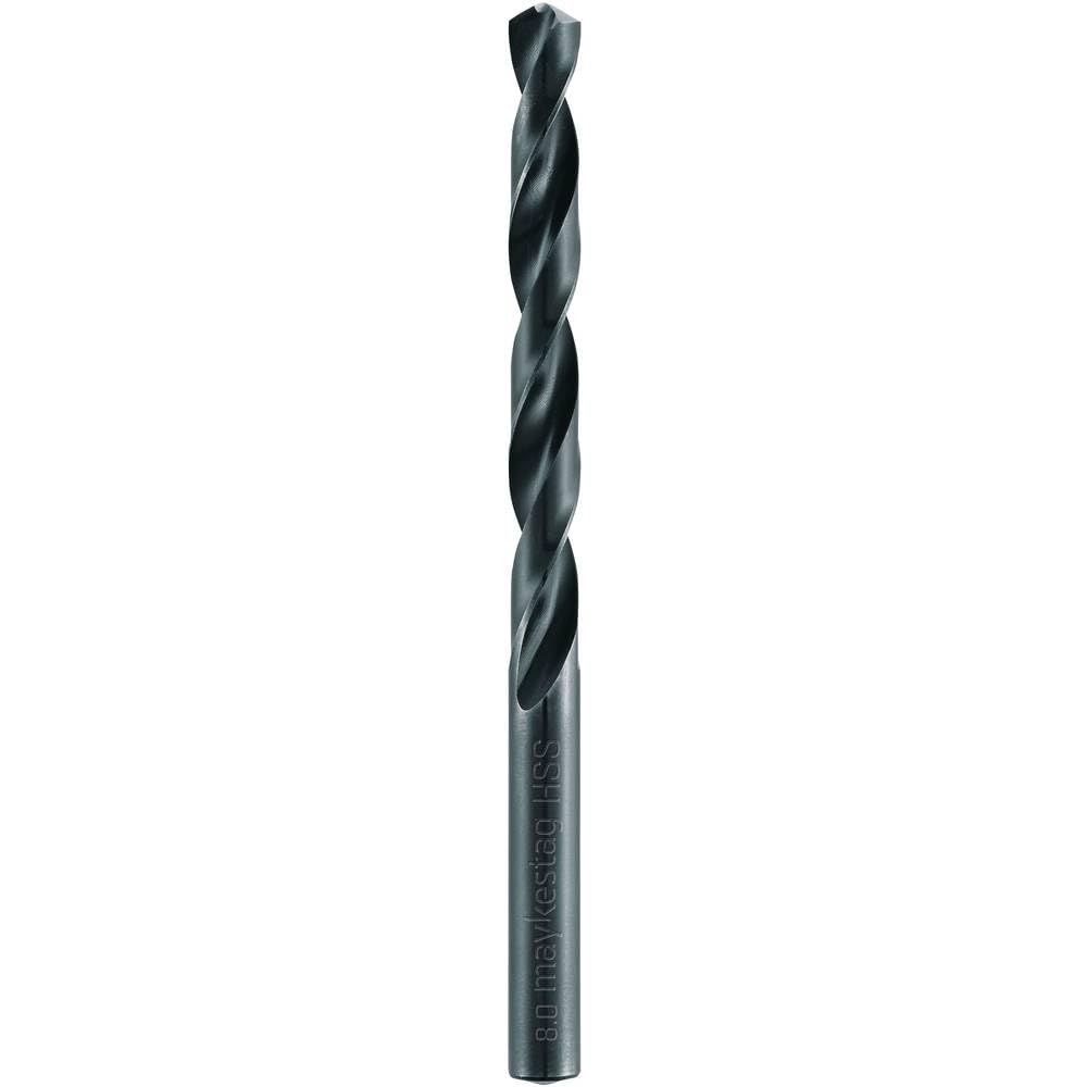Alpen 60100870100 Morse Taper Shank Drills HSS 338 Rn 8, 7mm, 0 V, Grey