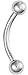 Set of 2 Eyebrow Rings: 16g 5/16