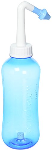 Raicy Sinus Rinse Bottle, Nasal Wash Nasal Irrigation 10oz 300ml with 2 Tips for Adults Child, Flow Controller for Rhinitis Sinus Allergy Nose Care
