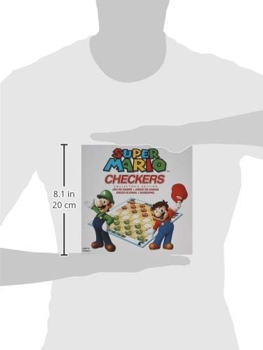 USAopoly USOCK005191 Bros Super Mario Checkers, Mixed Colours – BigaMart