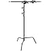 Neewer Photo Studio Heavy Duty 10 feet/3 meters Adjustable C-Stand, 3.5 feet/1 meter Holding Arm, 2 Pieces Grip Head for Video Reflector, Monolight and Other Photographic Equipment (Black) primary