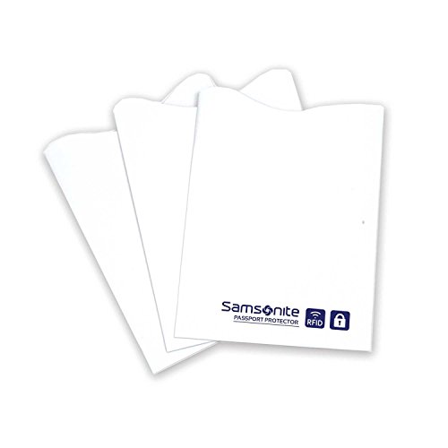 Samsonite Credit Card RFID Sleeves-3 Pack, White - Thumbnail 2
