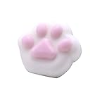 Squishies,Cute Cat Paw Squishies Slow Rising Scented Squeeze Toy Stress Relief Novelty Kids Gift (White)