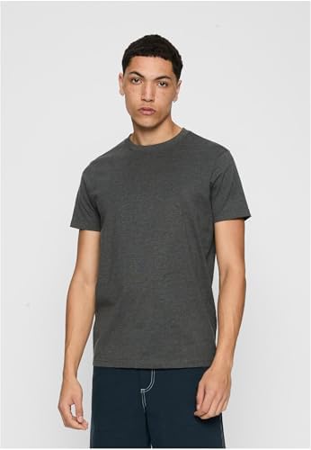 Basic Tee 6-pack, Camiseta para Hombre, Negro/Negro/Blanco/Blanco/Carbón/Carbón, XL
