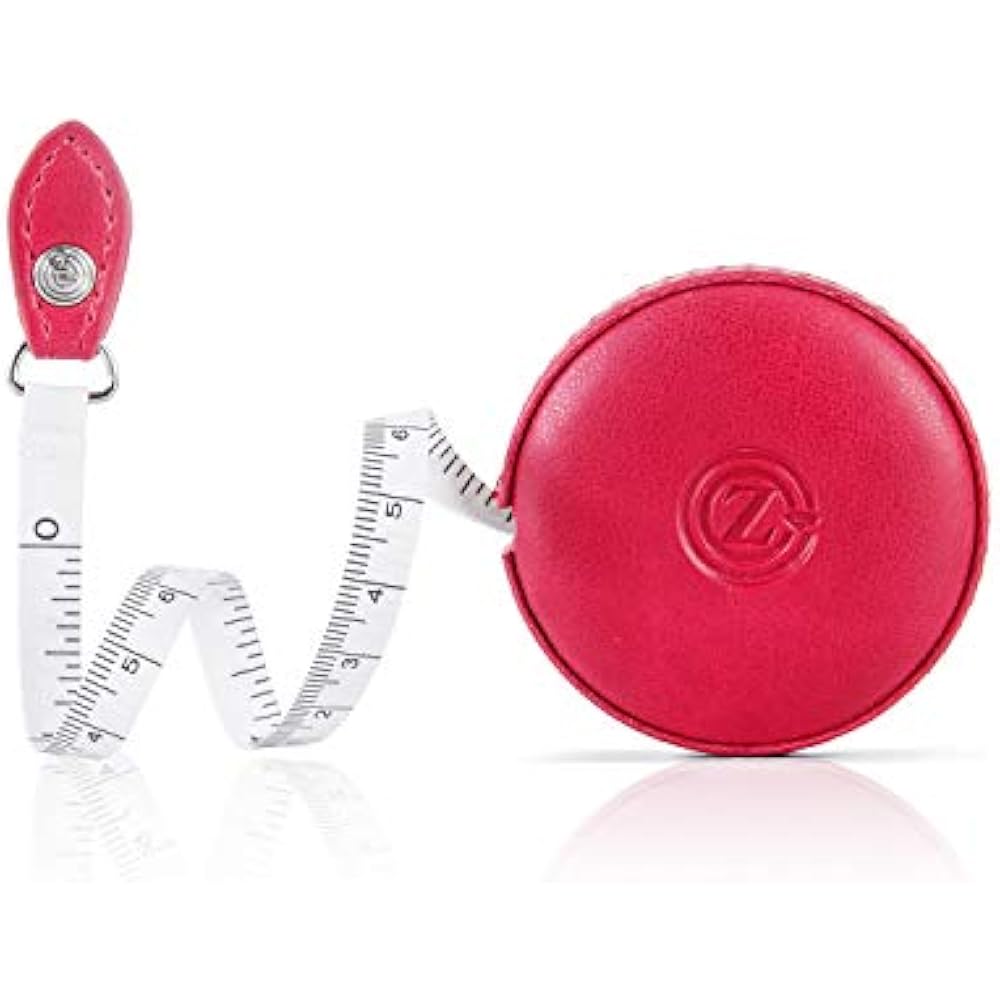 GZ Sewing Tape Measure Leather Retractable Body Measuring 150 Cm 60