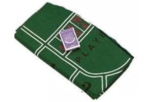 CHH 72IN X 36IN BLACKJACK/CRAPS TABLECLOTH