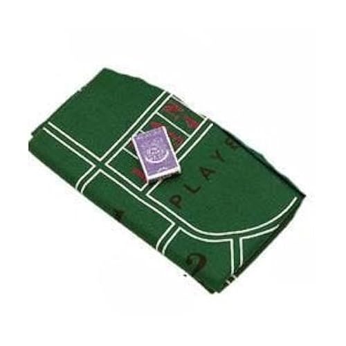 72IN X 36IN BLACKJACK/CRAPS TABLECLOTH by CHH [並行輸入品] 72in X 36in Blackjack⁄craps Tablecloth Dimensions Beistle Juego De