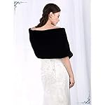 Aukmla Faux Fur Shawl Wedding Fur Wraps and Shawls Bridal Fur Stole Winter Cape Shrug for Brides and Bridesmaids Aukmla Faux Fur Shawl Wedding Fur Wraps and Shawls Bridal Fur Stole Winter Cape Shrug for Brides and Bridesmaids