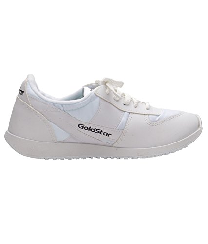 goldstar boys white running shoes