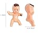 Lamoutor Mini Plastic Babies for Baby Shower Game and Ice Cube Plastic Baby 100 Pieces,1 Inch