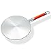 Induction Disk Stainless Steel Universal (Glass Top Friendly) with Silicon Heat Proof Handle (7.5