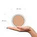 100% PURE Cream Foundation Concealer Face Makeup Medium to Full Matte Coverage - Rich Hydrating Balance for Dry Skin - Vegan Fruit Pigmented Peach Bisque Color (Medium with Olive Undertone) - 0.32 oz