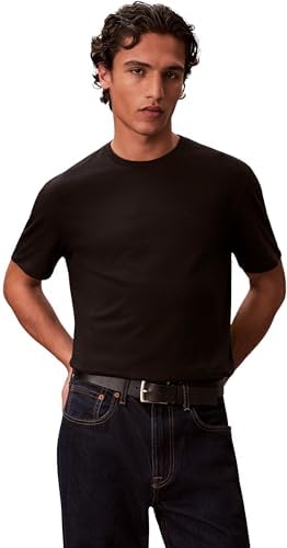 CK Jeans Camiseta SS Classic Monogram para Hombre, 2 Unidades, LV04RD001G, Multicolor, M, Multicolor, M