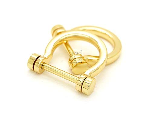 2 CRAFTMEmore+D+Rings+Horseshoe+Keychain+Accessories