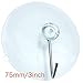 Aroma trees - Large 75mm Suction Cup with Metal Hooks, Holds Up to 30lbs (Large - 10 Packs)