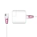 TUDIA [Klip Snap On Charging Cable Cord Saver Protector Compatible with MacBook Magsafe 2 Power Adapter - Pink