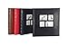 Photo Picutre Album 4x6 500 Photos, Extra Large Capacity Leather Cover Wedding Family Photo Albums Holds 500 Horizontal and Vertical 4x6 Photos with Black Pages (Black)