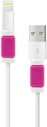 BUTEFO 2pcs of Charging Cable Charger Protector Saver Lightning Saver Protective For iPhone 5 ,5s ,6 ,6S, 6 Plus (Rose Red)