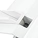 9milelake Wall-mounted Drop-leaf stool, Foldable Shower Seating Chair, Folding Bath Seat (V-FWH01-W)