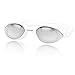 BALNEAIRE Swim Goggles, No Leak Anti-Fog Swimming Goggles with Case for Adults Men Women Youth White