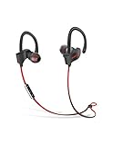 Invin Bluetooth Headphones, V4.1 Wireless Sports Bluetooth Earbuds,Water Resistant Sport Headset,Noise Cancelling Stereo Earphones with Mic for iPhone,iPad,Samsung,Nexus,HTC and More