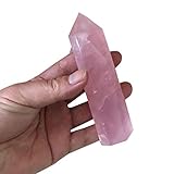  AIUSD Clearance , 40-50mm Natural Rock Pink Rose Quartz Crystal Wand Point Healing Mineral Stone