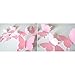 Somotersea 24PCS 3D Butterfly Wall Decal Removable Stickers Decor for Kids Room Decoration Home and Bedroom Mural Pink
