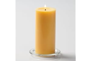 Richland® 3" X 6" Hand Poured Yellow Pillar Candle