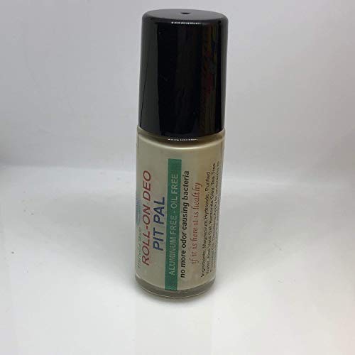 PIT PAL | Sensitive Skin All Natural VEGAN Baking Soda Free | Non Greasy Underarm Roller Deo | Detox Deo - No Oil - No Beeswax - No Oil Stains on Clothes | Glass Container - Thumbnail 2