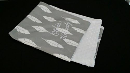 Baby blanket Soft and cuddly travel receiving blanket 28x34 with minky dot back any theme monogrammed/personalized/embroidered, swaddle blanket