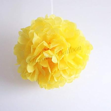 Amazon フラワーポンポン 大きいサイズ ペーパー ポンポン ペーパーポム 単色 フラワーポム インテリア 誕生日 結婚式 30cm お花 デコレーション ぺたんこ配送 風船 バルーン おもちゃ