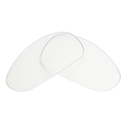 MRY Replacement Lenses & Rubber Kits for Oakley Juliet Sunglasses - Rich Options (HD Clear No Polarized Lenses & White Rubber Kits, 0)