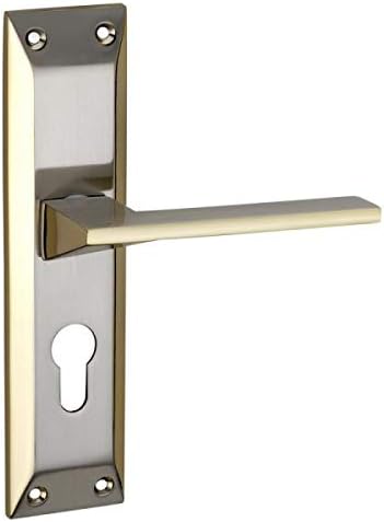 Link HTSP-9BS Zinc Mortise Both Side Key Handle Lock Set, 200mm (Silver)