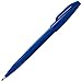 Pentel S520C Sign Pen Fine Point Color Marker, Bullet Tip, .7mm, Blue Barrel/Ink, Dozen