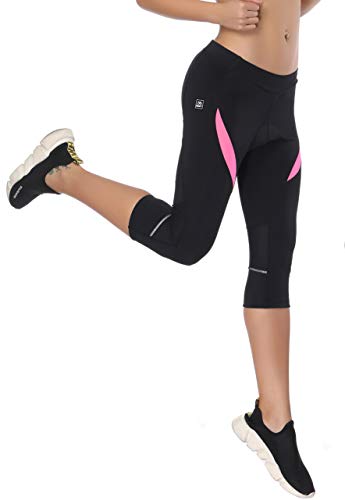 image for Santic Cycling Shorts Women Padded Bike Bicycle Biking Capris Pants Ti