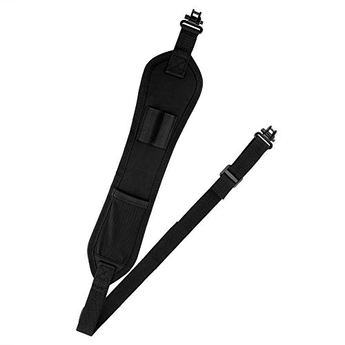 Pridefend Rifle Sling Gun Shoulder Padded Strap Two Point Gun Sling with Swivel,Alloy Length Adjuster Shell Loops All Metal Hardware