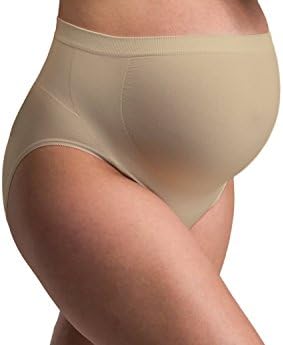 ElephANT Maternity Women's Underwear Support Panties (Medium, Beige)