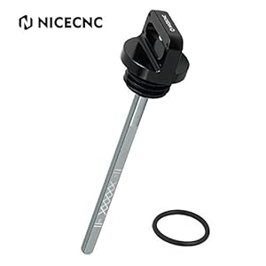 NICECNC Black Titanium Engine Oil Level Dipstick Compatibel met Yamaha Raptor 700 Raptor 700R YFM700 YFM700R 2011-2020…