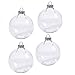 SNGBYTU Christmas Ball (Clear, 100mm(Pack of 4))