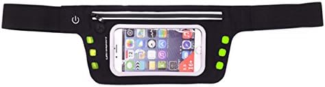 GXGUS Running Waist Pack / Fanny Pack /Fitness Belt for iPhone 6,6s,7,7Plus Samsung Edge/Note/Galaxy Adjustable Elastic Belt Pockets Pack Runner Belt (Green)