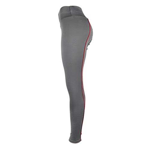 Womens Breathable Hip Lift Line Print Casual High Waist Leggings Yoga Pants Tights