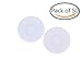 Dengguoli 50x Colourful Plastic ABS 608 Bearing Cap for Spinner Toy, White