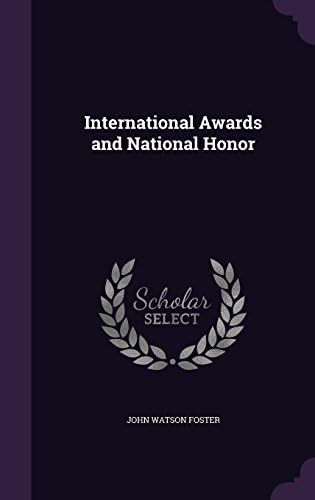 International Awards and National Honor Hardcover – Import, 24 May 2016