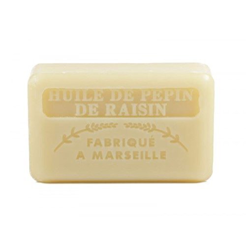 Foufour 125G Savon De Marseille Soap - Grape Seed Oil (Huile De Pepin De Raisin)