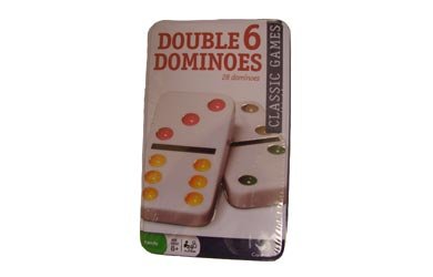 Cardinal Classic Games - Double Six Color Dot Dominoes